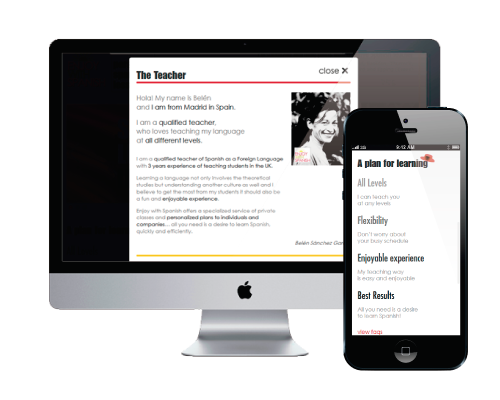 detail company website design
